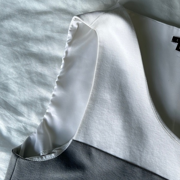 Theory Colorblock Audrey Sleeveless Dress with Pockets Sz 10 - Picture 8 of 17